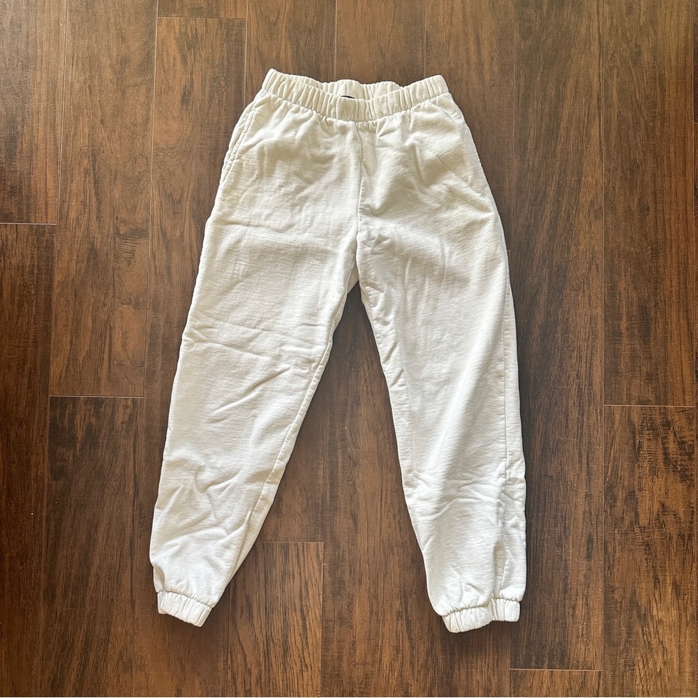 Brandy Melville white sweatpants